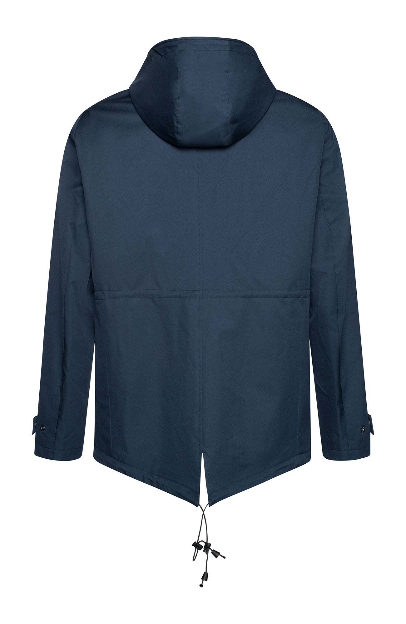 DARK BLUE HOODED JACKET