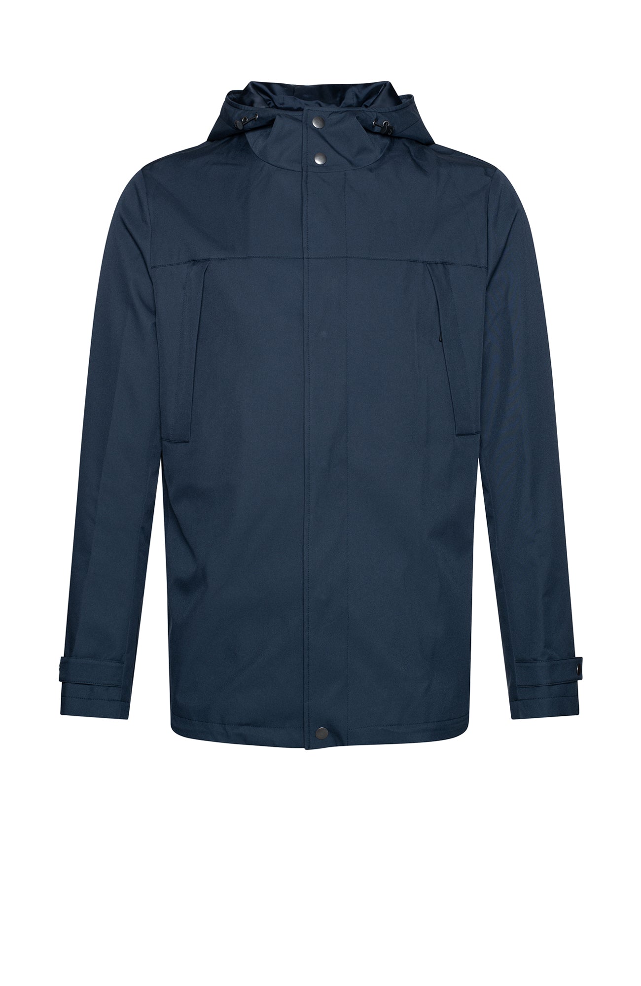DARK BLUE HOODED JACKET