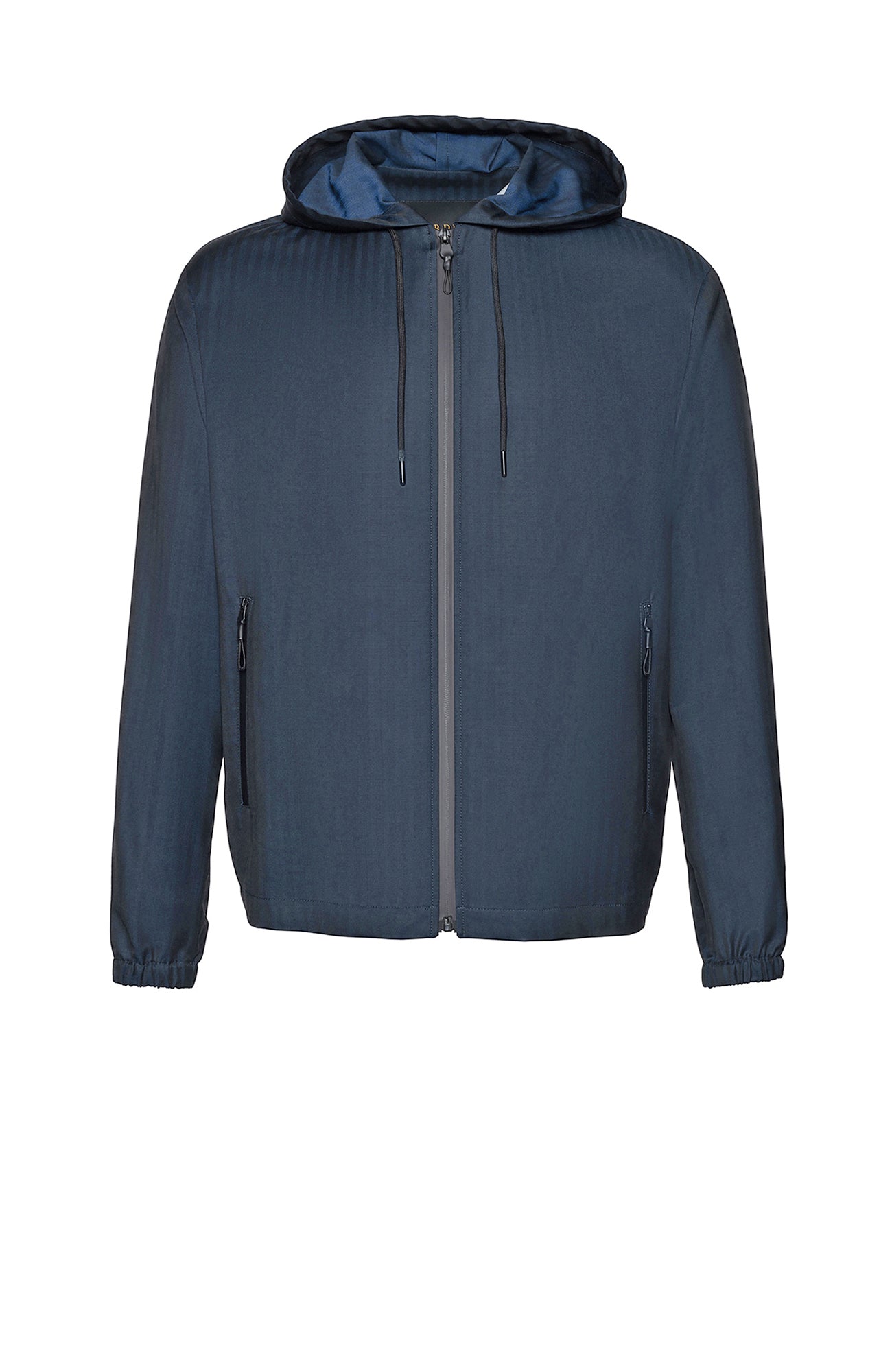 BECKETT NAVY HERRINGBONE WOOL JACKET