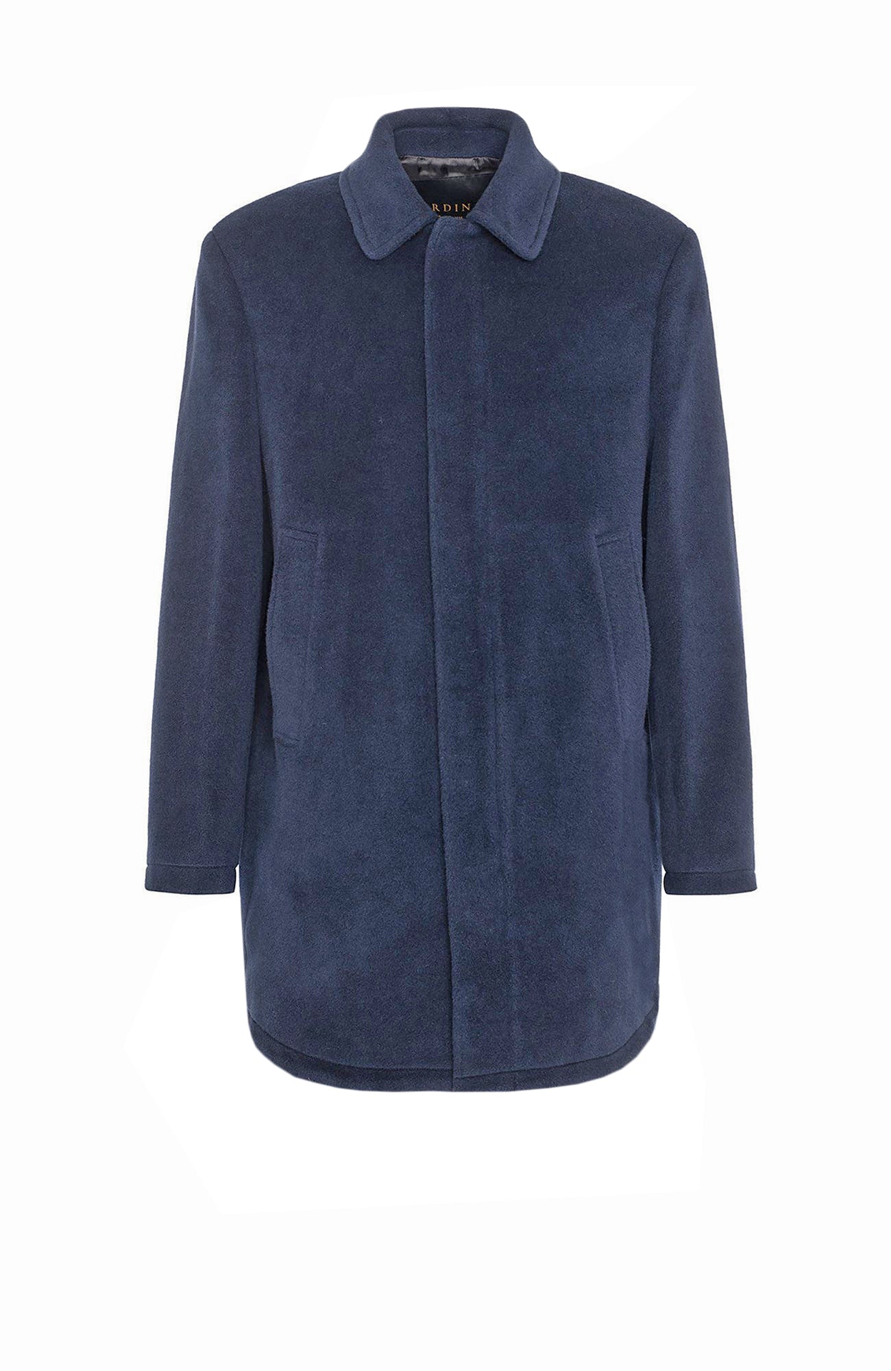 SODA NAVY WOOL TOPCOAT