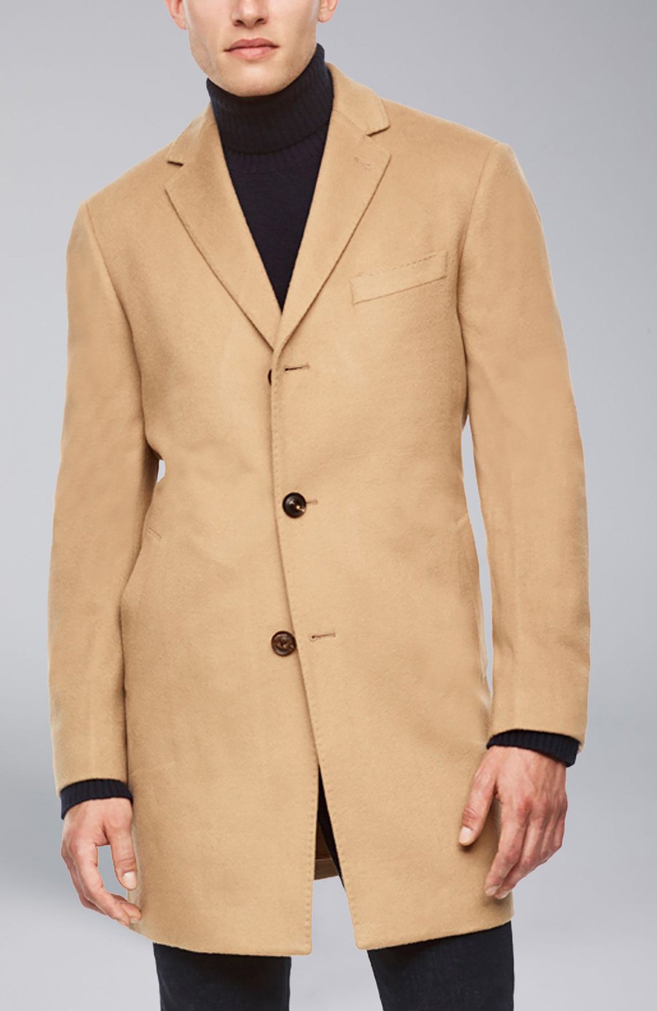 Saint-Paul Cashmere and Wool Overcoat