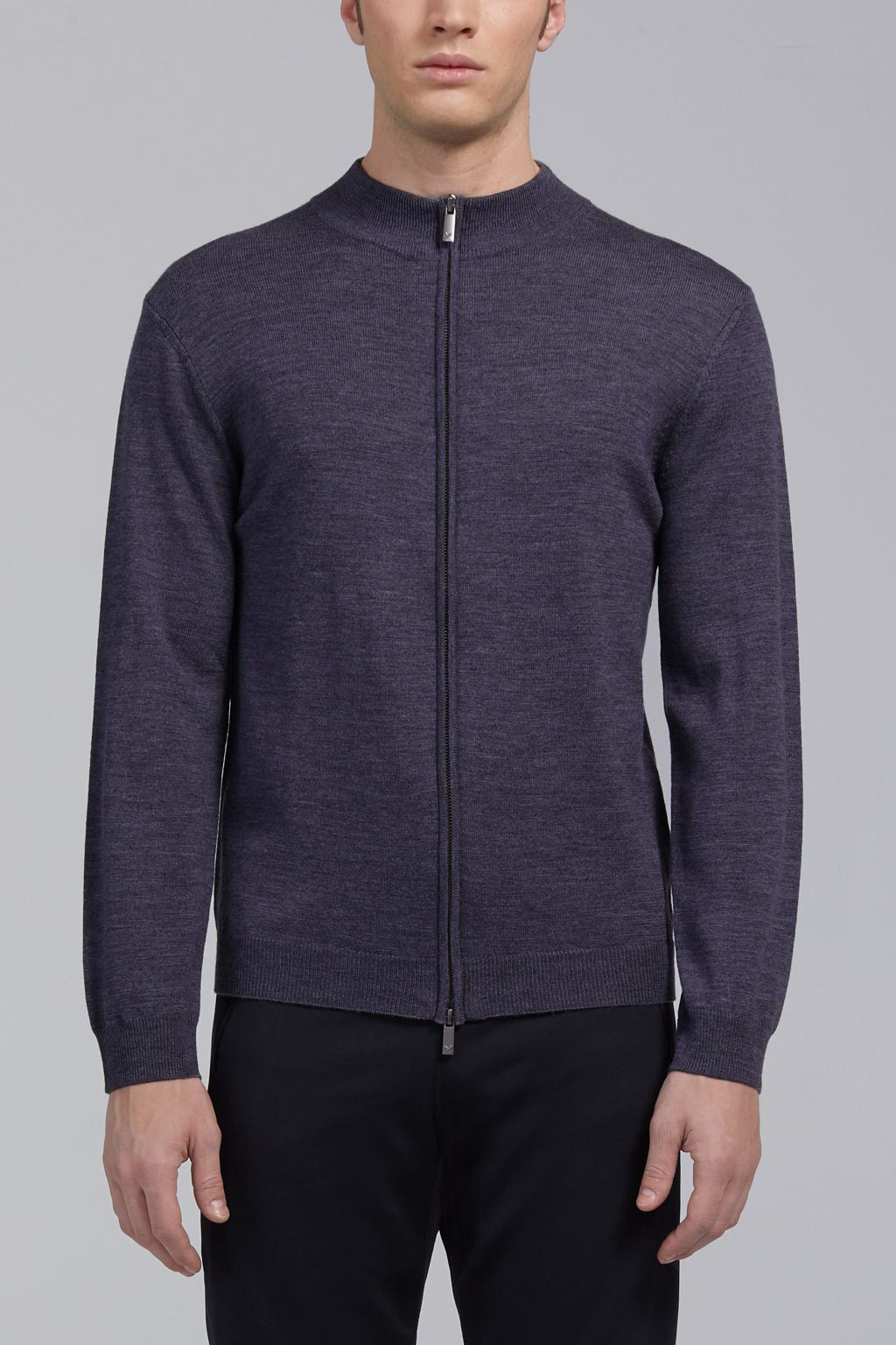 Hennessy Navy Merino Wool Sweater