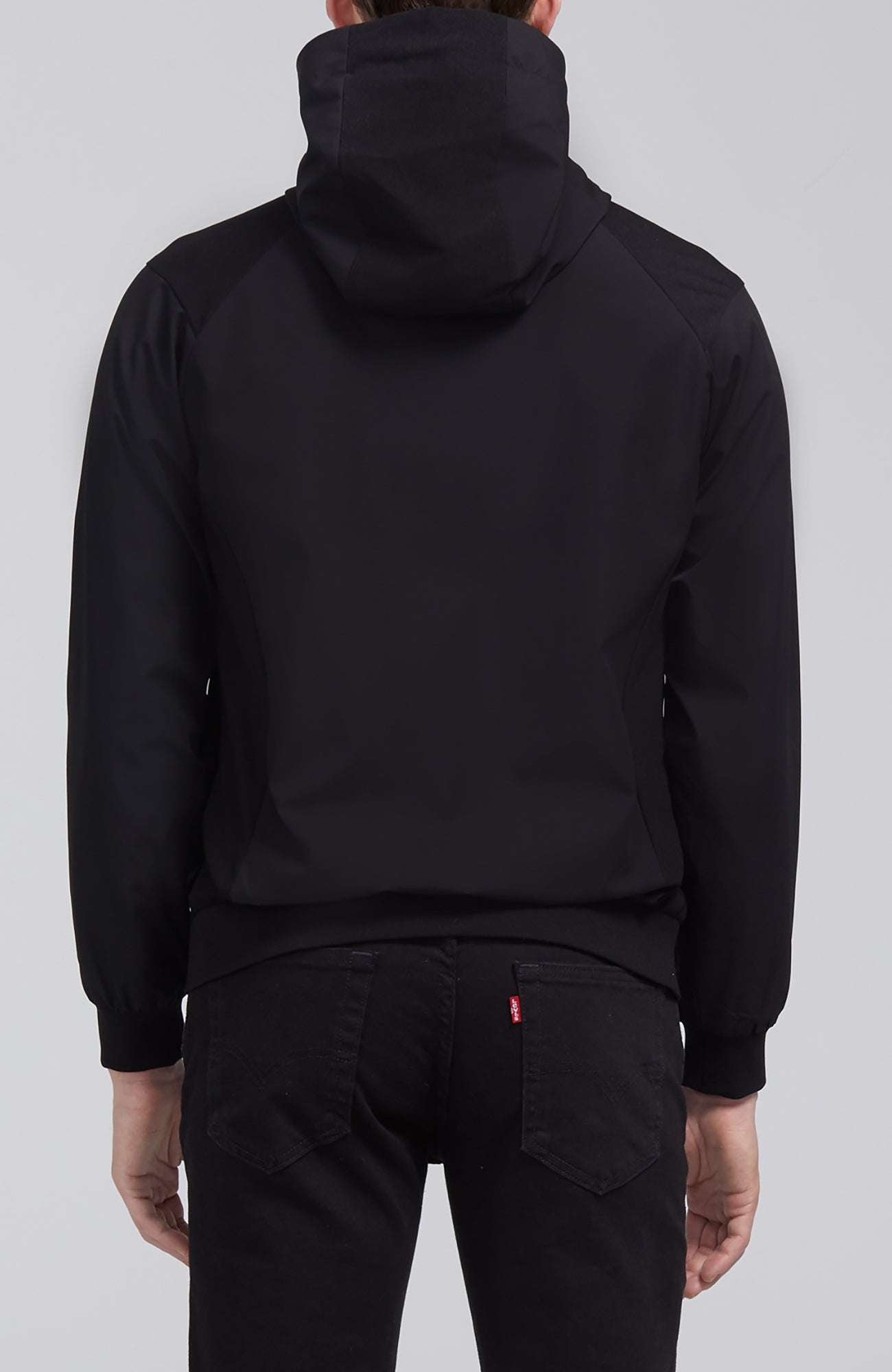 Milo Black Hooded Jacket