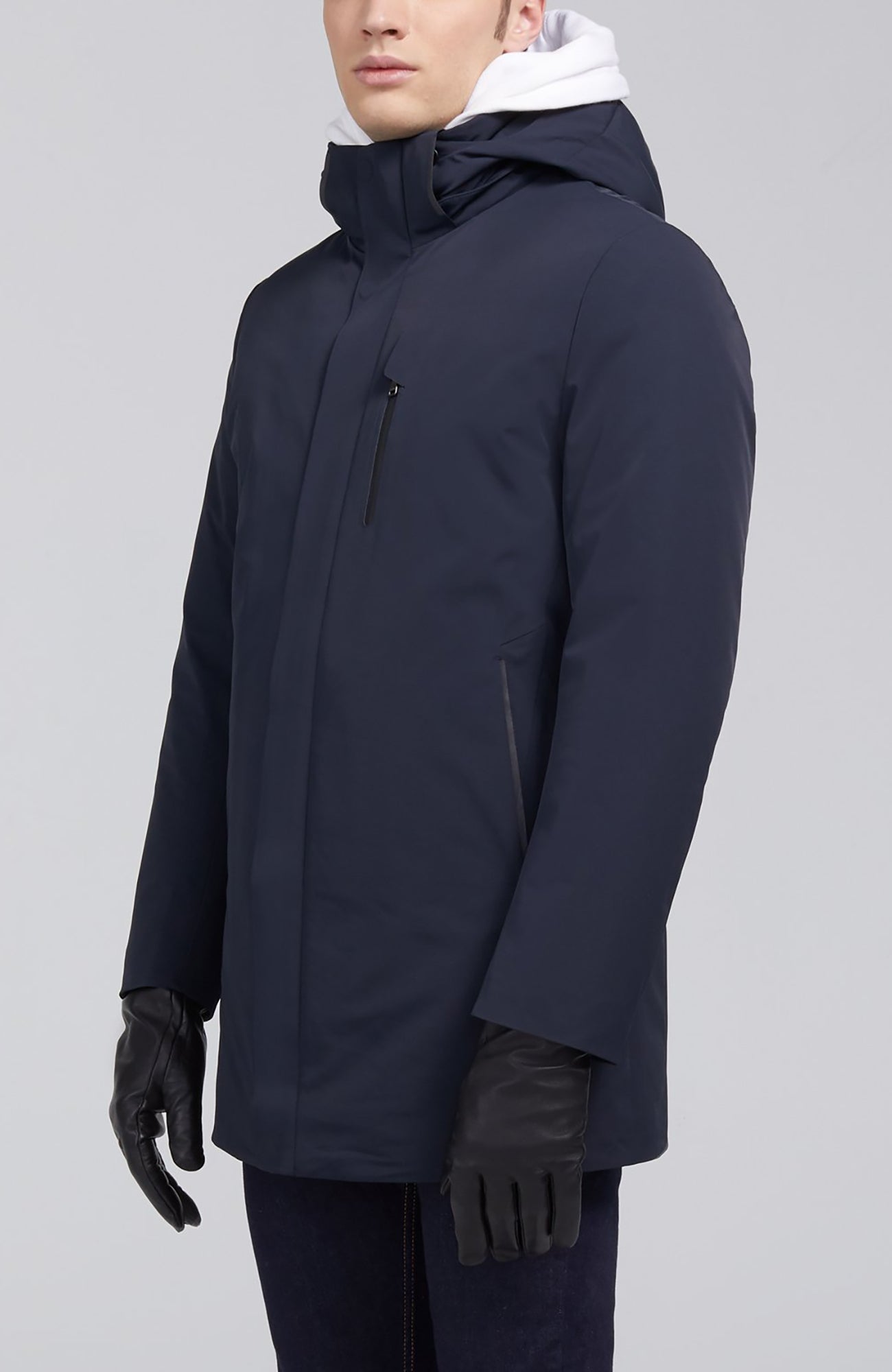 Micah Navy Downfill Coat